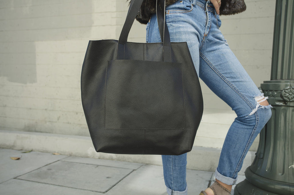Vibelux Luxe Genuine Leather Tote