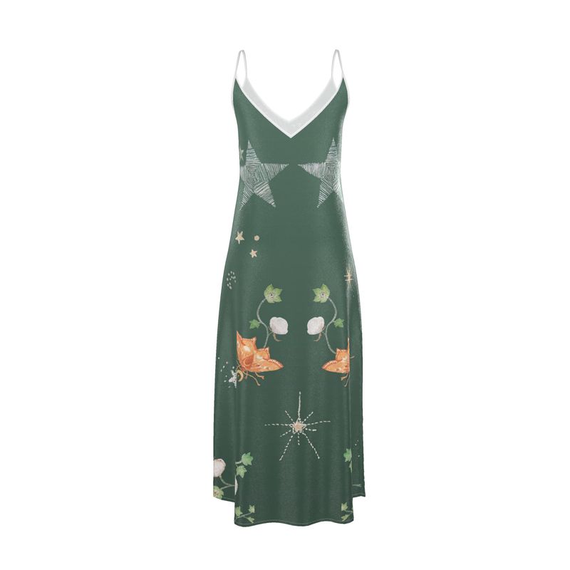 VibeLux Andromeda Silk Luxury Dress