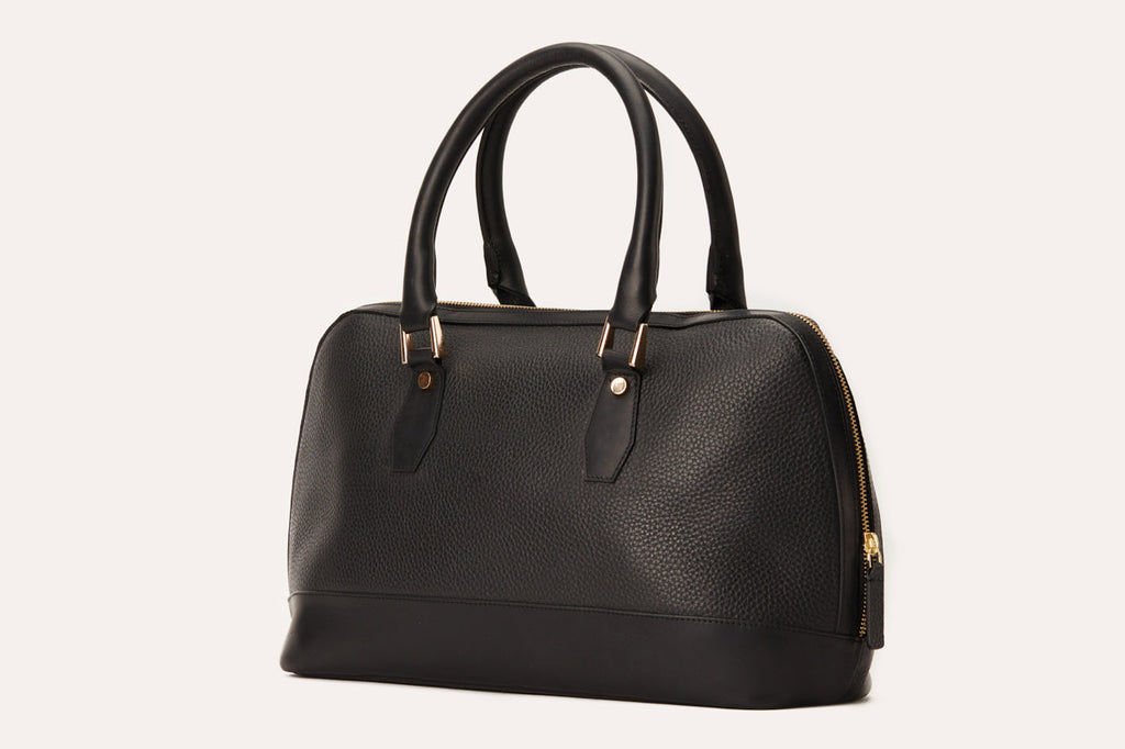 Vibelux Luxe Pebble Leather Satchel