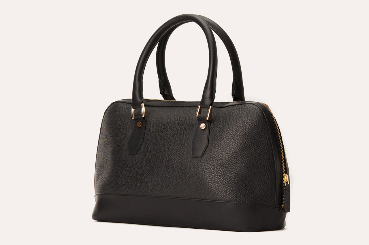 Vibelux Luxe Pebble Leather Satchel