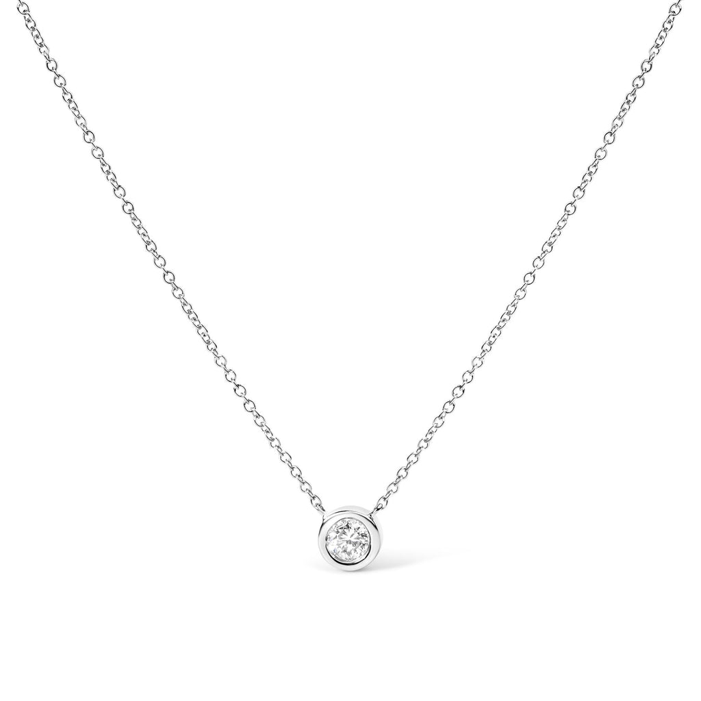 Vibelux 14K Gold Lab Grown Diamond Solitaire Pendant
