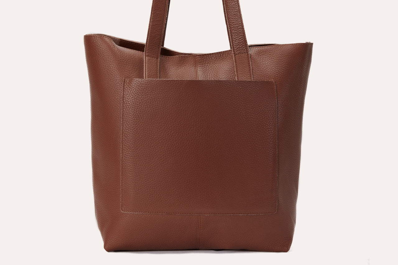 Vibelux Luxe Genuine Leather Tote