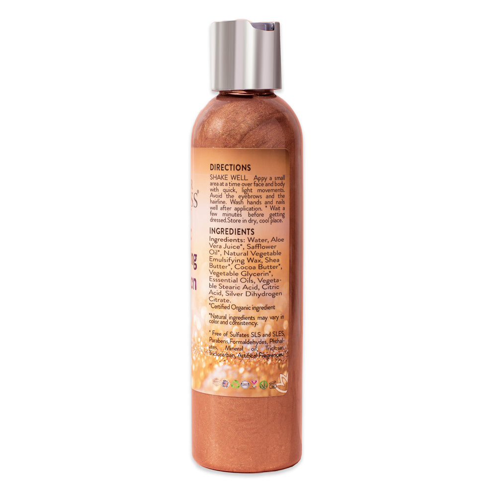 VibeLux Organic Bronze Shimmer Body Lotion
