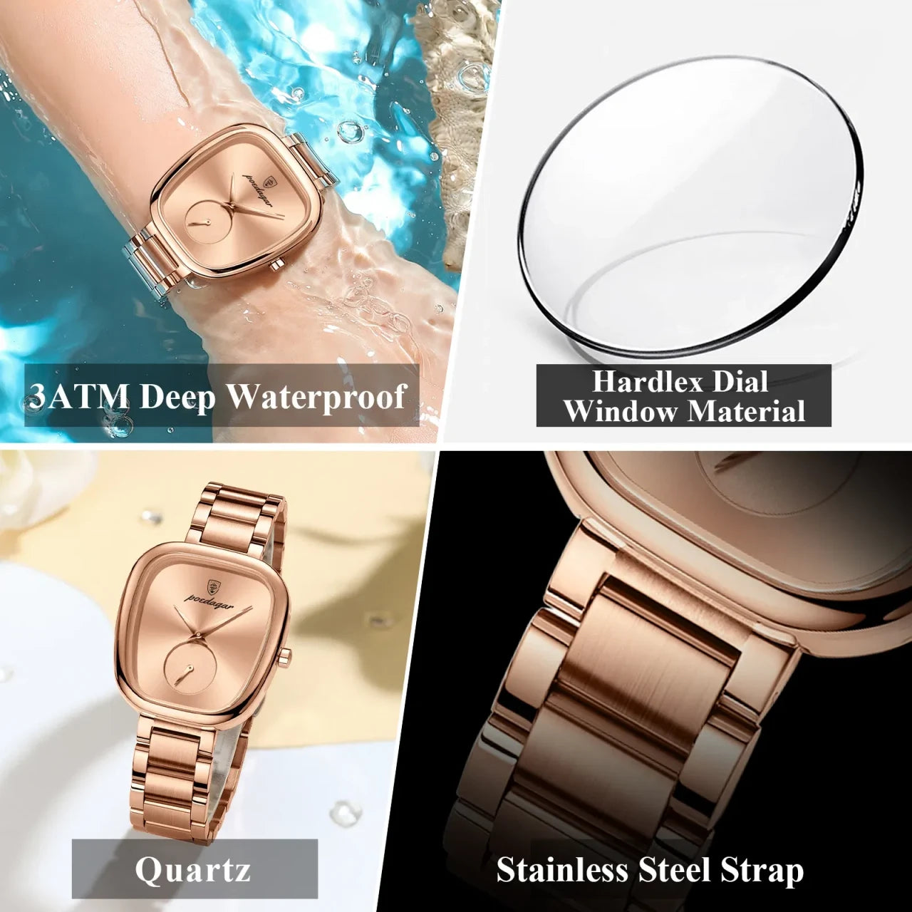 Vibelux Aurelia Square Watch