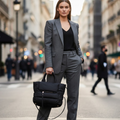 Vibelux SoHo Puffer Leather Tote Bag