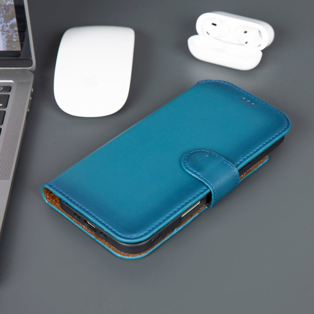 Vibelux Casper iPhone 17 Pro Max Leather Wallet Case | MagSafe & RFID Compatible