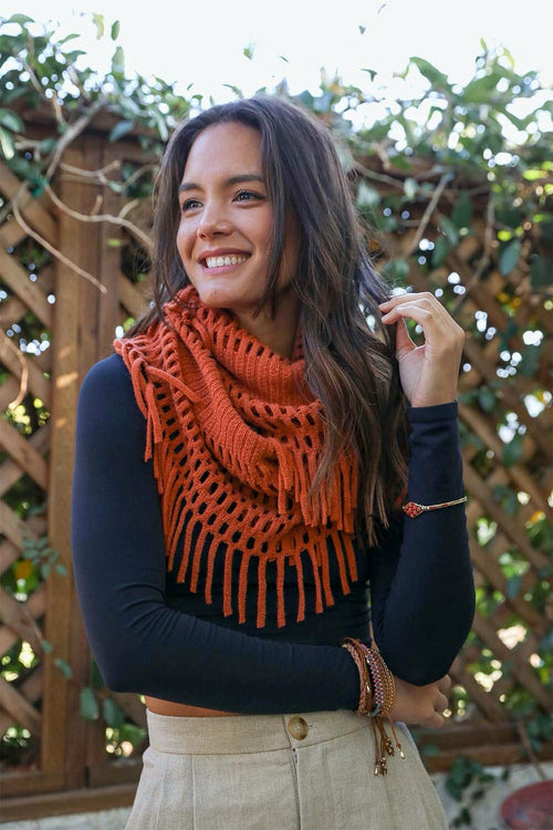 VibeLux LuxeWeave Velvet-Touch Infinity Scarf
