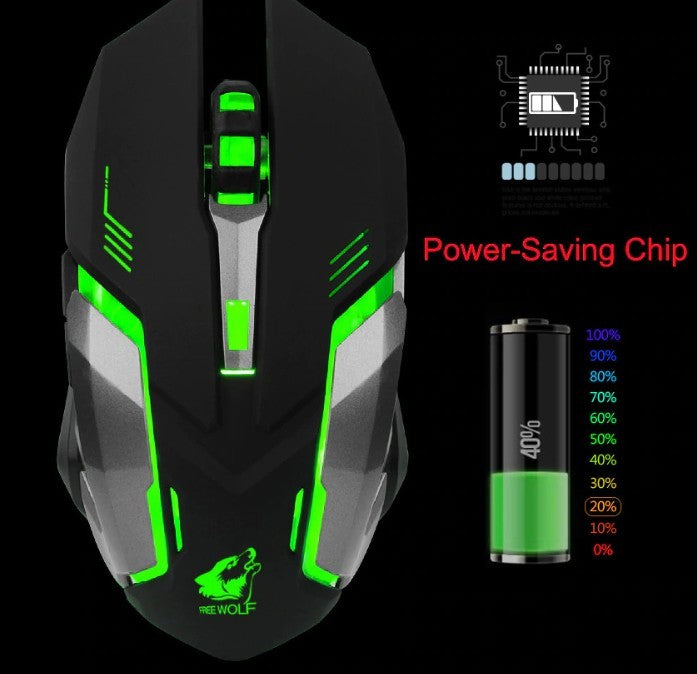 VibeLux Apex Aero Wireless RGB Gaming Mouse