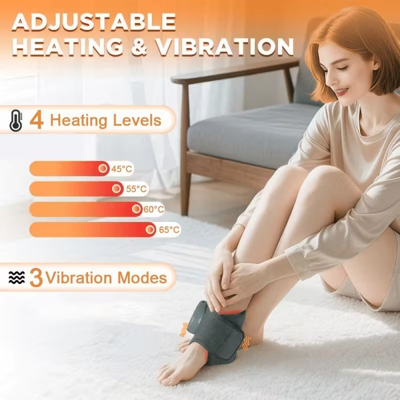 Vibelux Ankle Heating roller with Vibration & Heat wellness